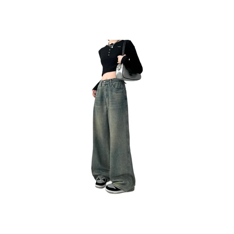 Concubine Zhu Jeans Women's Vintage Blue-0