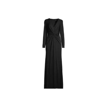LAUREN RALPH LAUREN Long Sleeved Dress Women's Black