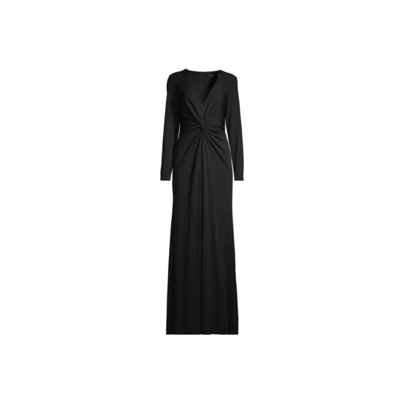LAUREN RALPH LAUREN Long Sleeved Dress Women's Black-0