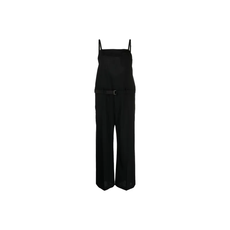 Sacai Belted Wool blend Jumpsuit-0