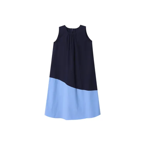 After Home Party Sleeveless Dress Women's Navy Blue