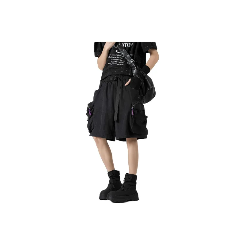 RASHOMONG Cargo Shorts Unisex-0