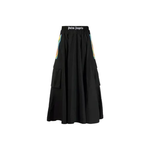 PALM ANGELS Casual Long Skirts Women's Black