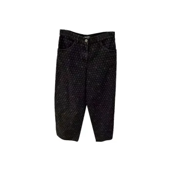CHANEL Jeans Women's Black