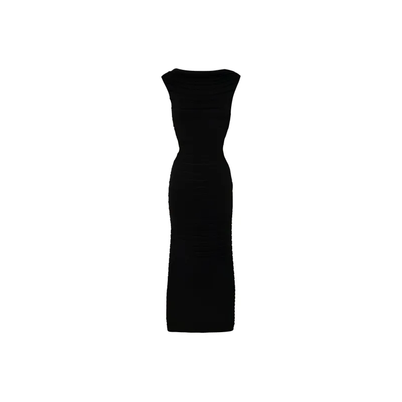 Alaia 3D-stripe Maxi Dress-0