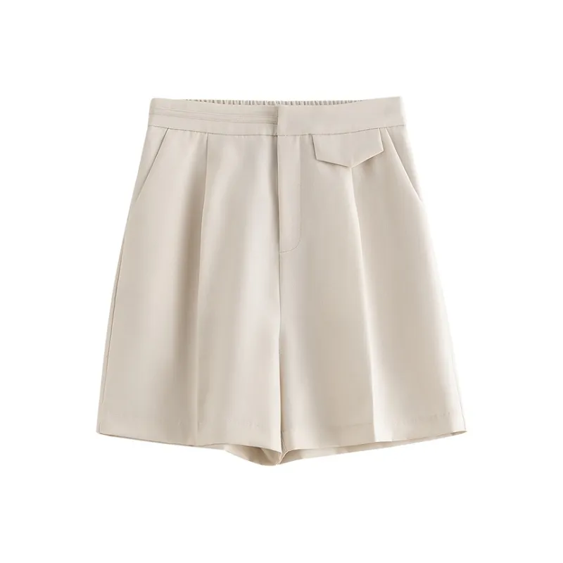 Initial Language Casual Shorts Women's-5