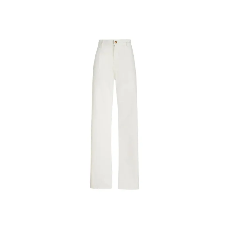 ETRO Pegaso Embroidered Low Waisted Jeans-0