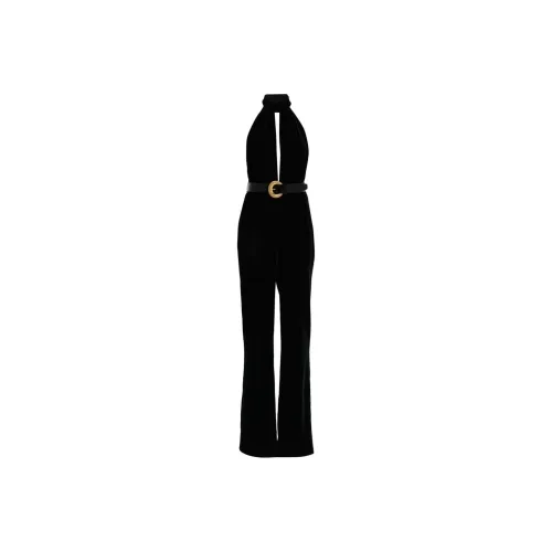 TOM FORD Stretch Velvet Belted Jumpsuit