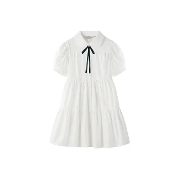 JOSR Short Sleeved Dresses Women's White