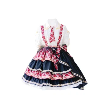 Short Sleeved Dresses Women's Red