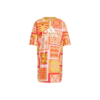 Adidas Free Shipping With AdiClub Adidas X Farm Rio Slim Dress
