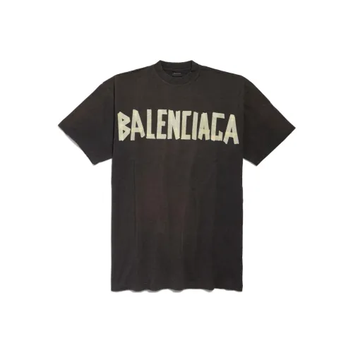 Balenciaga SS24 Short Sleeved Dress Loose Fit Women's Black