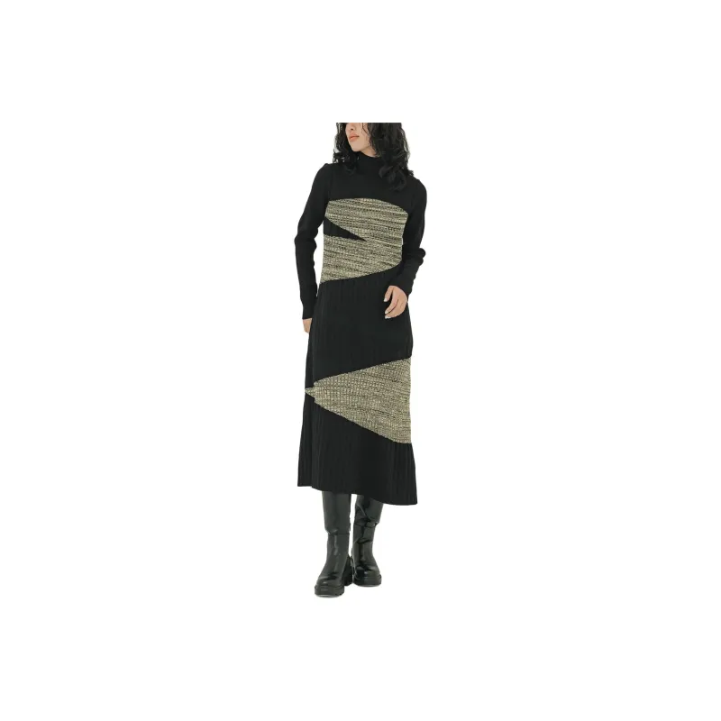 PUBLIC TOKYO Long Sleeved Dresses Women's Black-0
