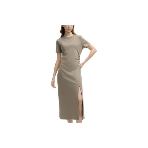 FILA SS25 Short Sleeved Dresses Women's Steam Gray GY