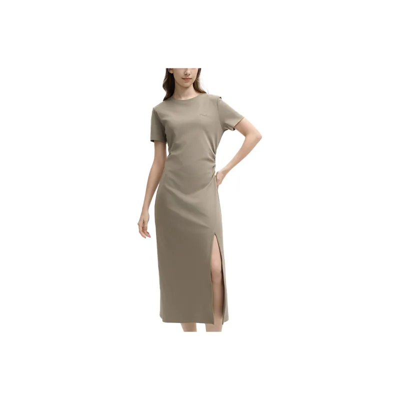 FILA ORIGINALE Short Sleeved Dress Women's Steam Gray GY-2