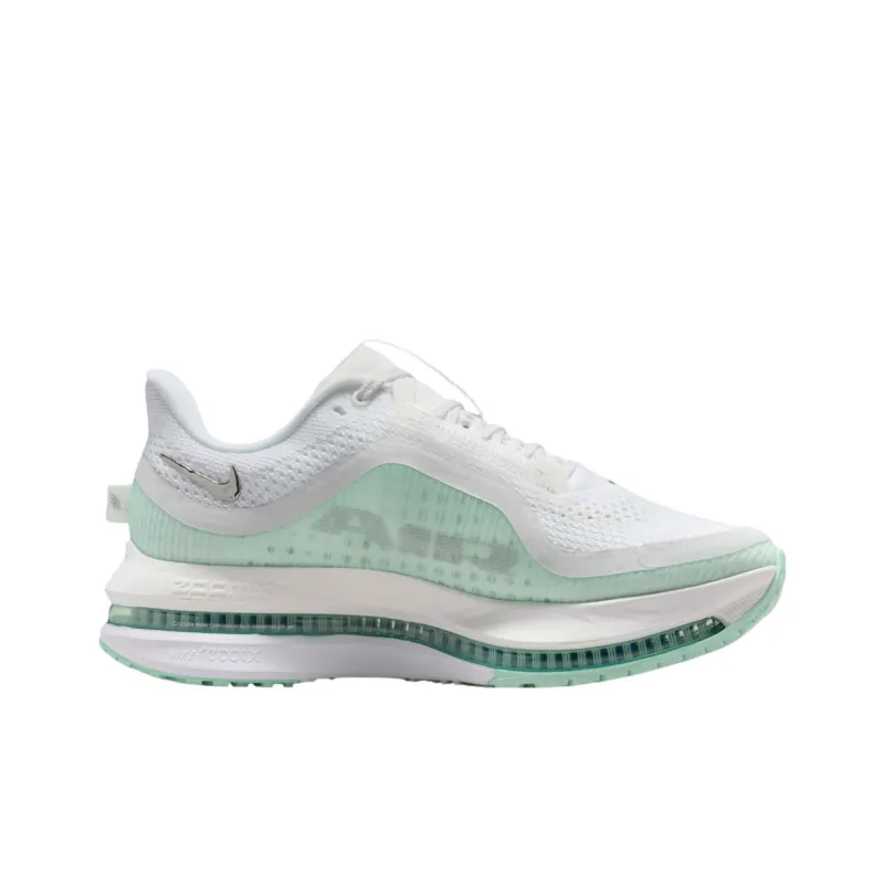 Nike Pegasus Premium Anti Slip Wear Resistant Low Top Running Shoes Women's White Green-1