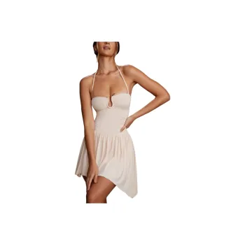 OH POLLY BLANCA Slip Dresses Women's Cream