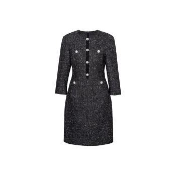 ROEYSHOUSE Long Sleeved Dresses Women's Black