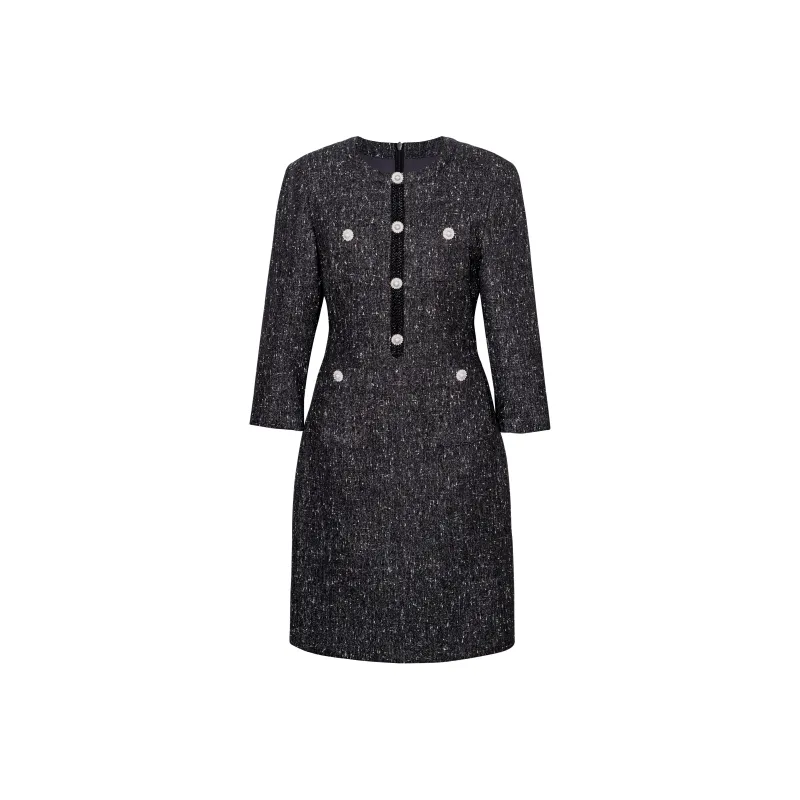 ROEYSHOUSE Long Sleeved Dresses Women's Black-0