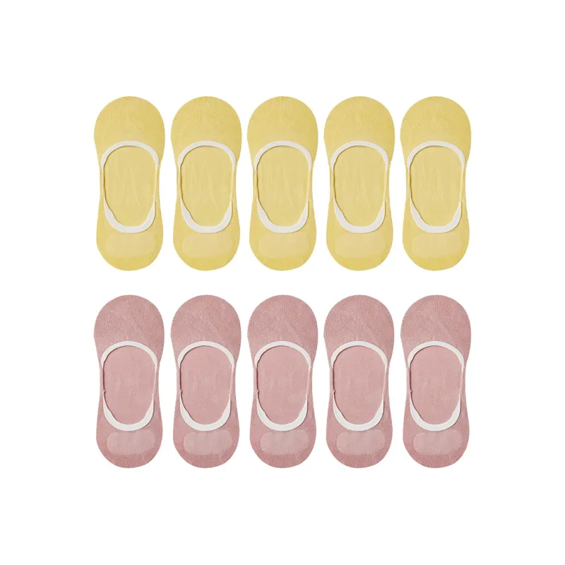 Cotton Gene No Show Socks Women's Combo Set-24