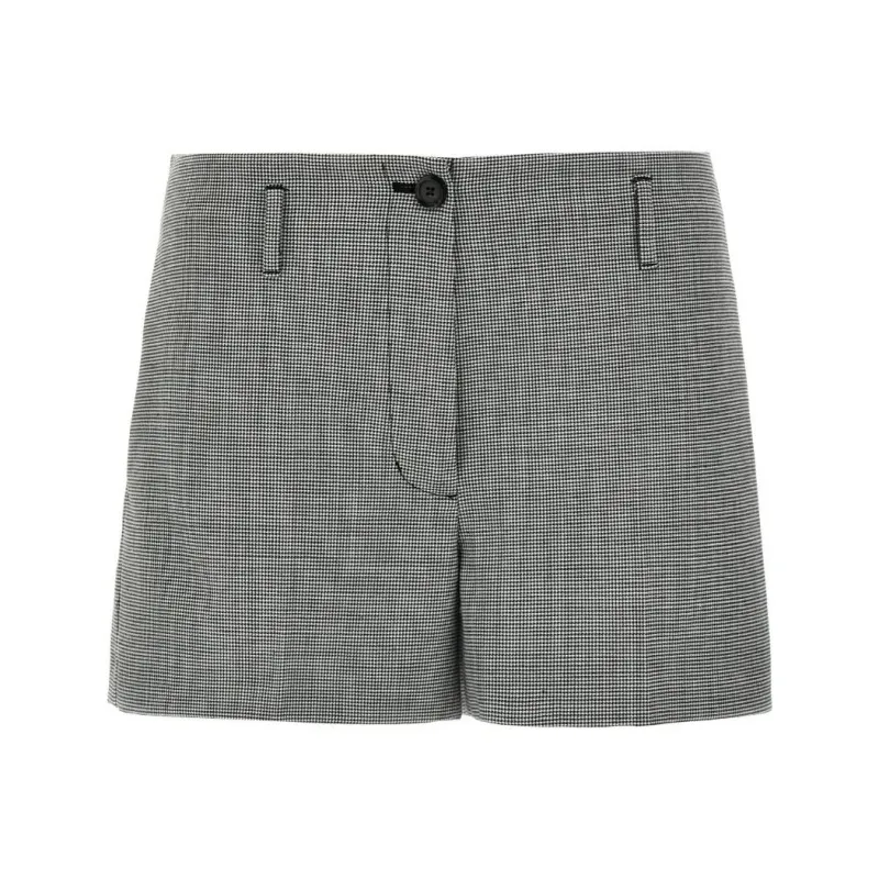 PINKO Nevi Checked Shorts-0