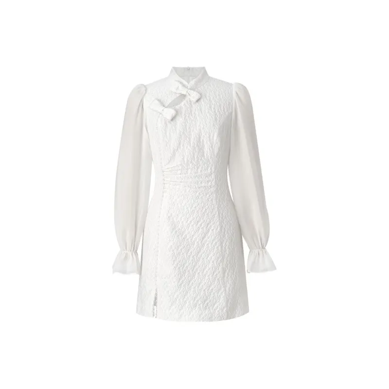 TAMMY TANGS Long Sleeved Dresses Women's White-0