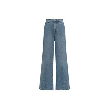 MEIYANG Jeans Women's Dark Blue