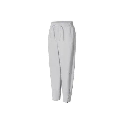Nike Dri Fit Prima Knitted Sports Pants Women's Light Iron Ore Gray/Black