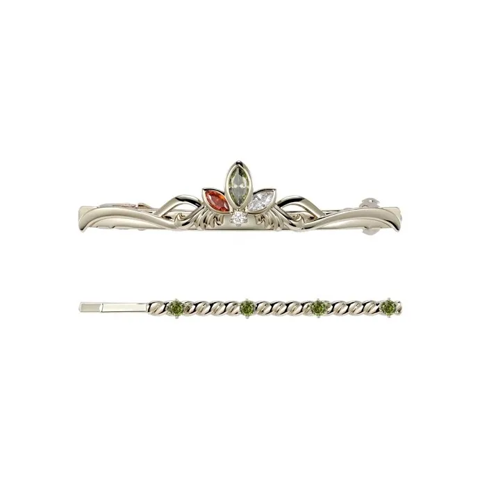 RiotLILY Vintage Princess Refined Noble Alloy Hair Clips Women's-0