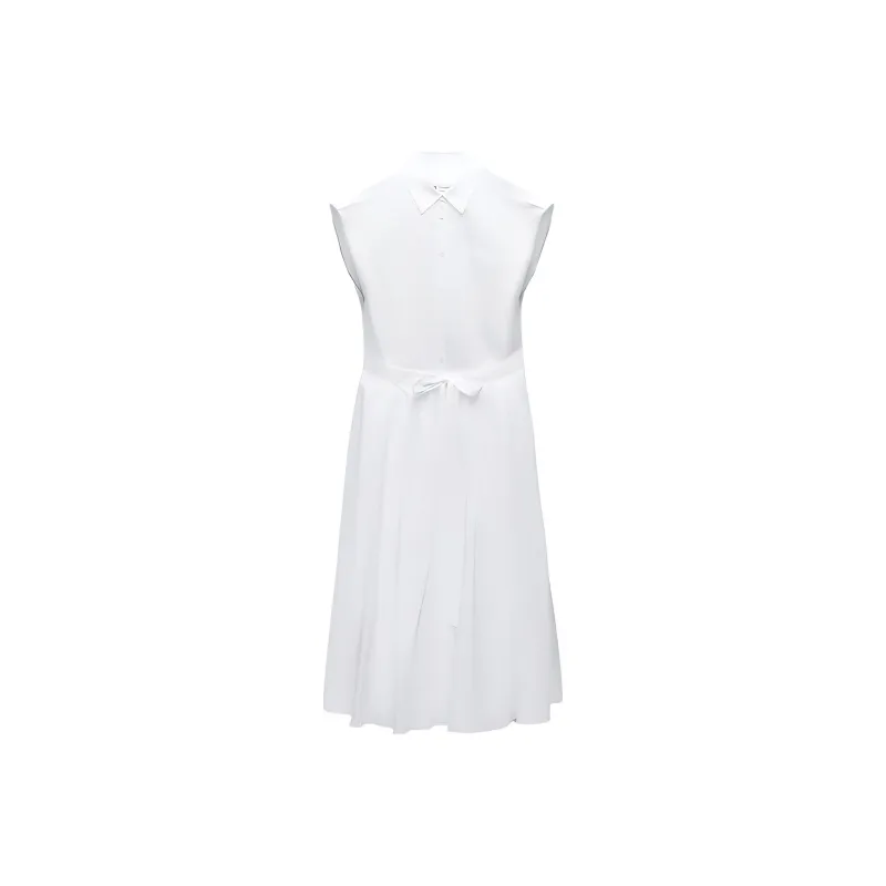 ZARA Short Sleeved Dresses Women's White-0