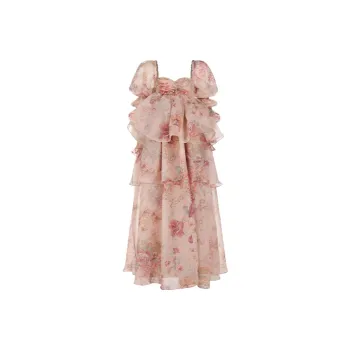 Selkie Short Sleeved Dresses Women's Pink