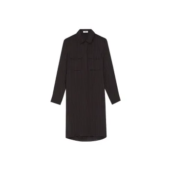 THEORY Long-Sleeved Dresses Women's Coffee Brown