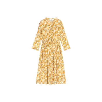 'S MAX MARA Long-Sleeved Dresses Women's Yellow