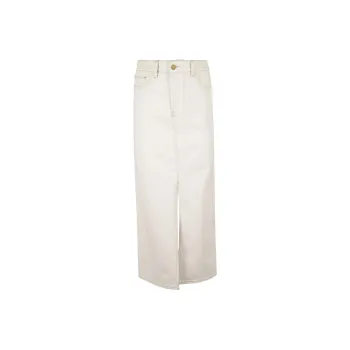 PHILOSOPHY DI LORENZO SERAFINI Front-slit Long Denim Skirt