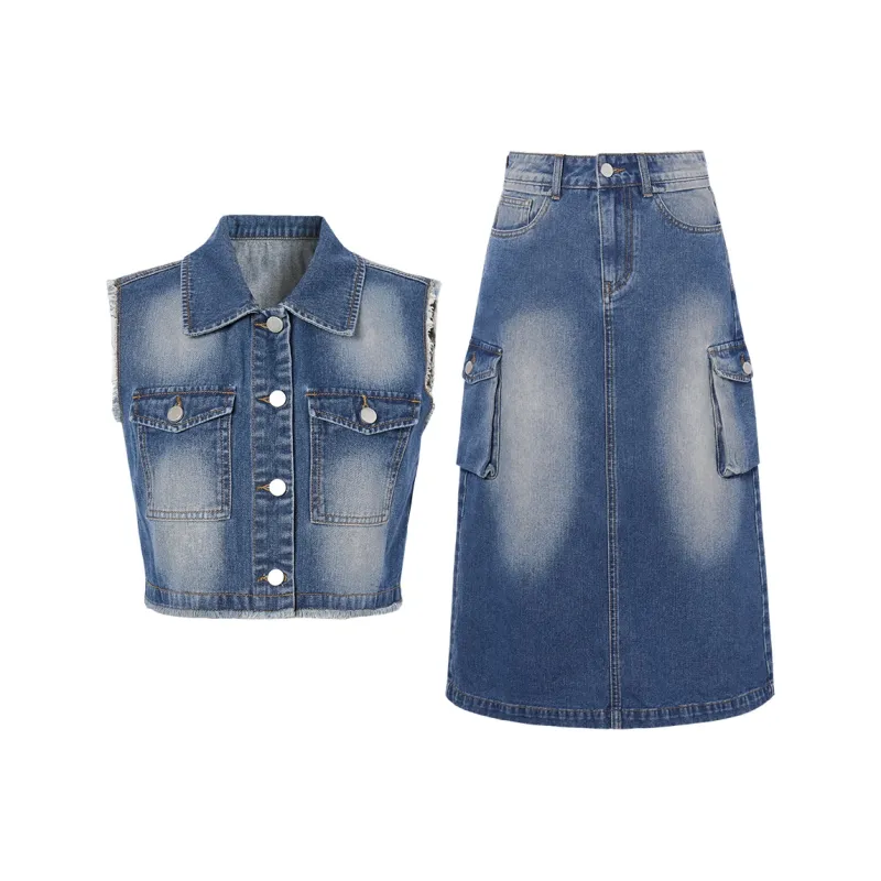 LA CRAWFISH Two Piece Skirt Sets Women's-5