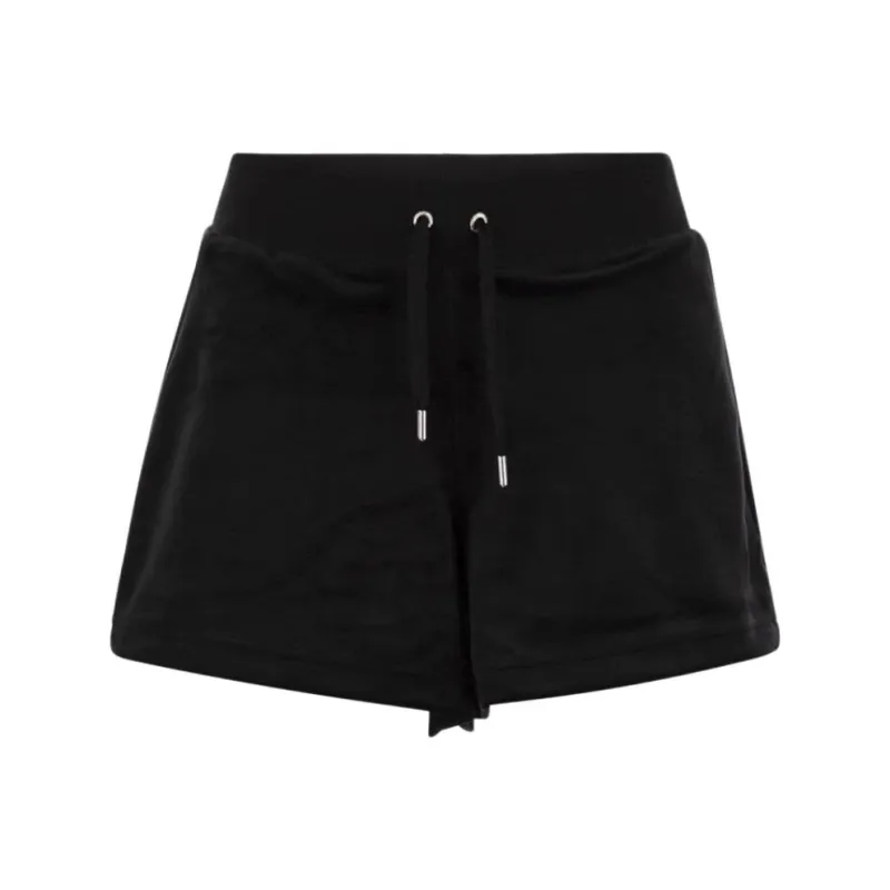 JUZI Casual Shorts Women's Black-0