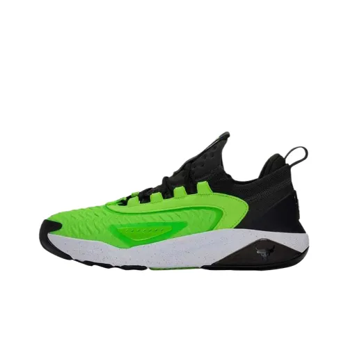 Under Armour Project Rock Low Top Training Shoes Men's Green