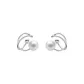 [Silver White]Pearl Clip-on Earring