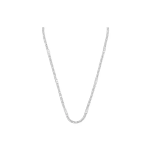 DIOR Sterling Silver Necklaces Men's Silver