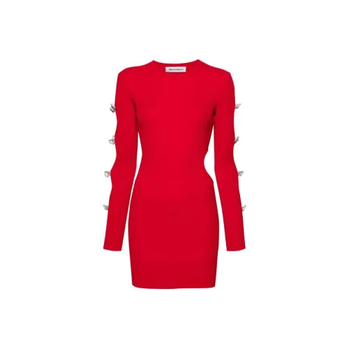 MACH & MACH Long-Sleeved Dresses Women's Red