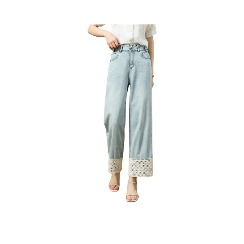 TERRE BLEUE Jeans Women's Light Blue-0