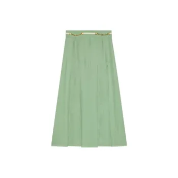 GUCCI Double Gg Pleated Skirt