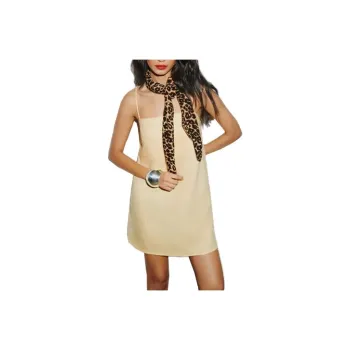 REFORMATION Aubree Linen Dress Slip Dresses Women's Cheese Color
