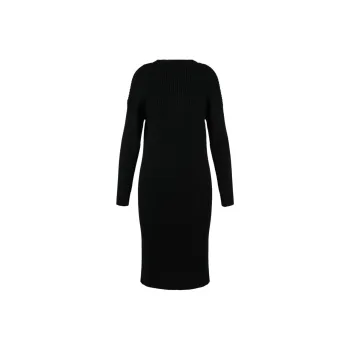 Bottega Veneta Long Sleeved Dress Women's Black