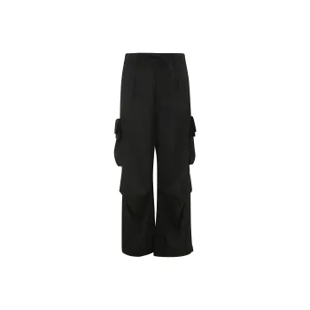 Y-3 Drawstring Wide-Leg Cargo Trousers