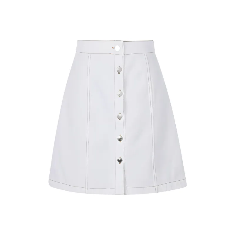 ETRE CECILE Cropped Skirt White-0