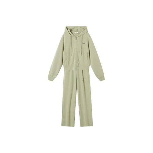 【dme】 Casual Suit Women's Gray Pea Green