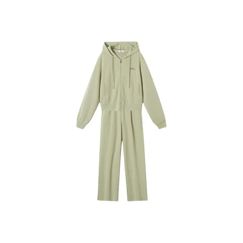 【dme】 Casual Suit Women's Gray Pea Green-0