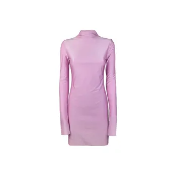 SportMax Mock Neck Long Sleeved Dress