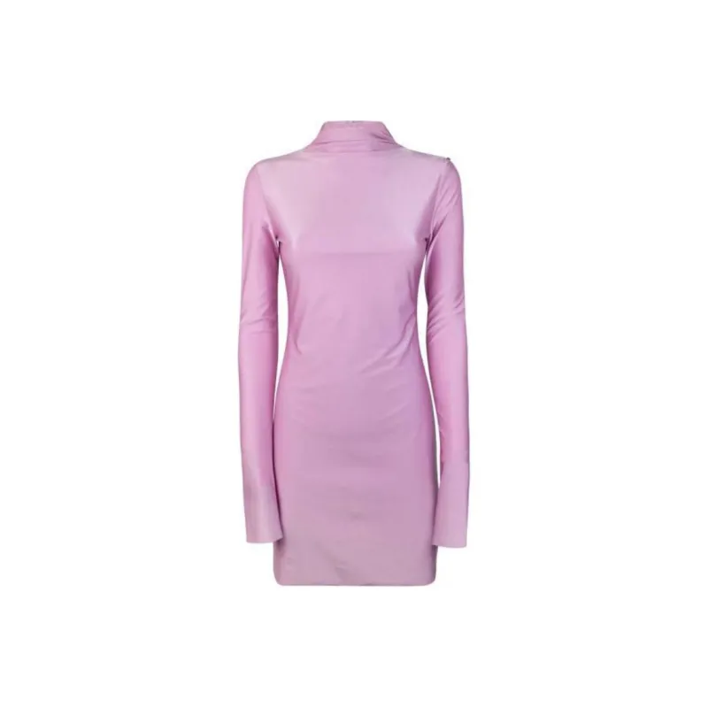 SportMax Mock Neck Long Sleeved Dress-0